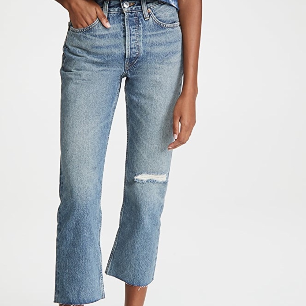 NWT RE/DONE 90s loose straight jeans size 26
